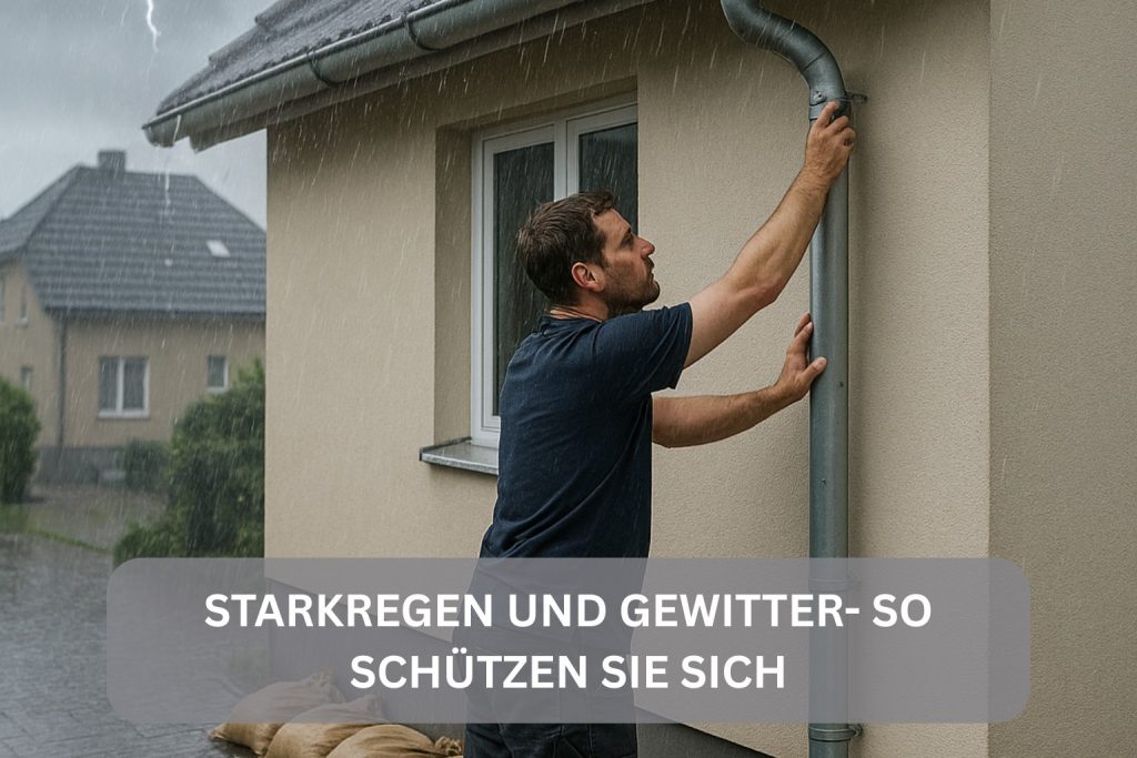 Starkregen & Gewitter: So schützen Sie Ihr Zuhause vor teuren Wasserschäden
